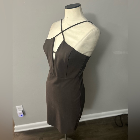 💚Nordstrom ASTR the label Olive Green M Dress💚 - Picture 4 of 9